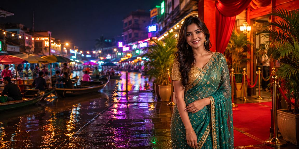 বরিশালে এন্টারটেইনমেন্ট ক্যাসিনো নিয়ন আলো