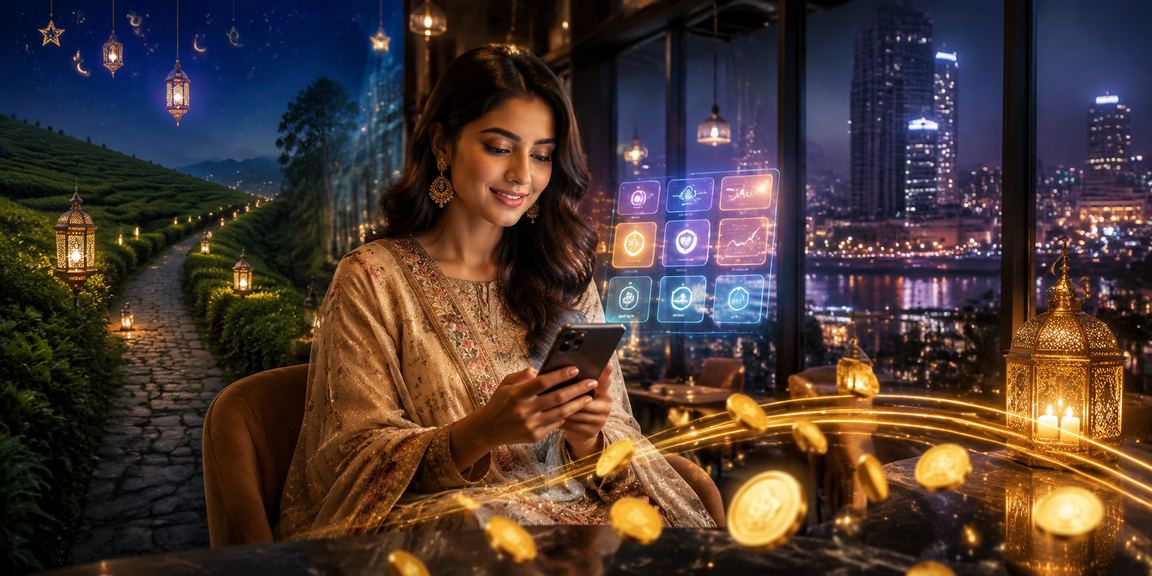 ঢাকায় ঈদ উৎসবে মোবাইল ক্যাসিনো ব্যবহারের দৃশ্য