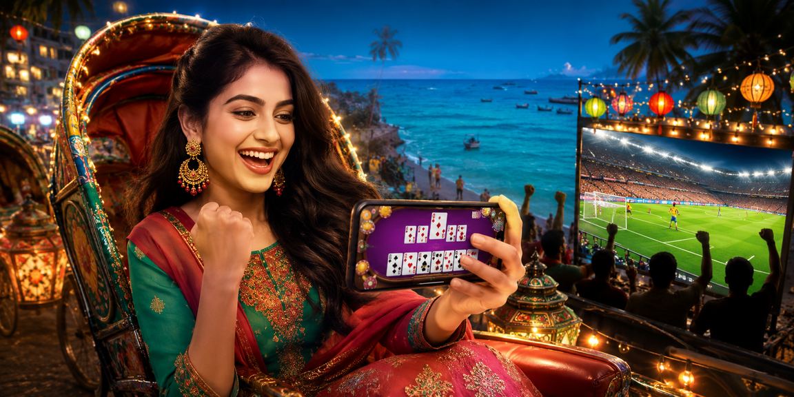 ঢাকায় রিকশার পাশে রামি খেলার দৃশ্য
